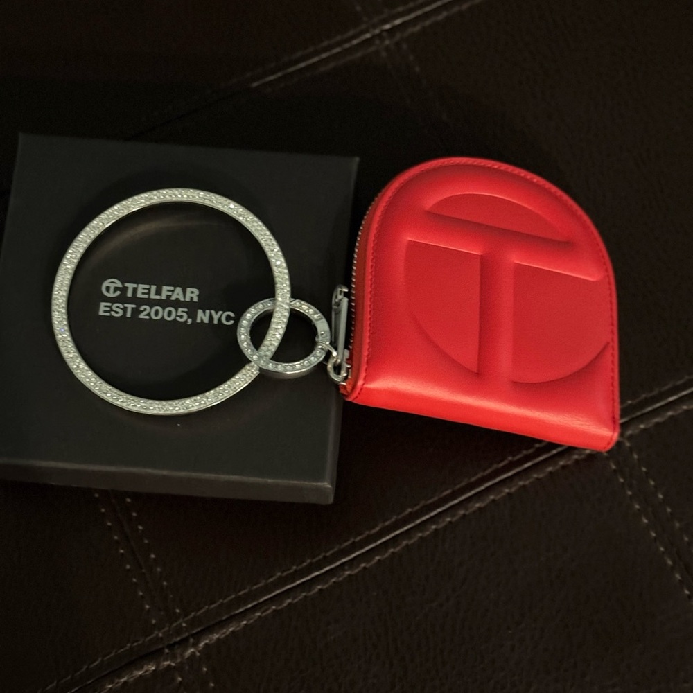 Telfar Red wallet